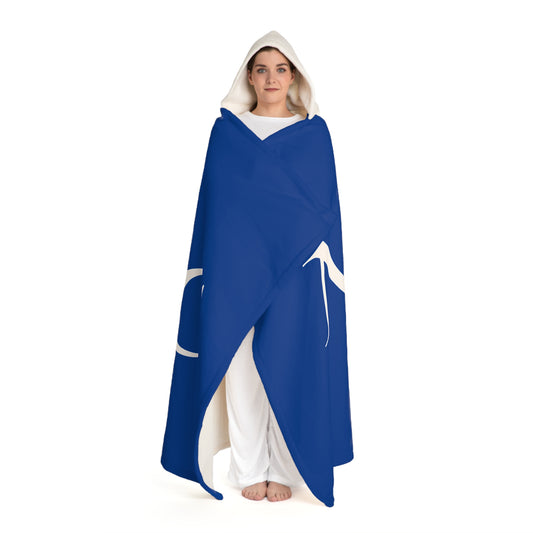 Hooded Sherpa Fleece Blanket