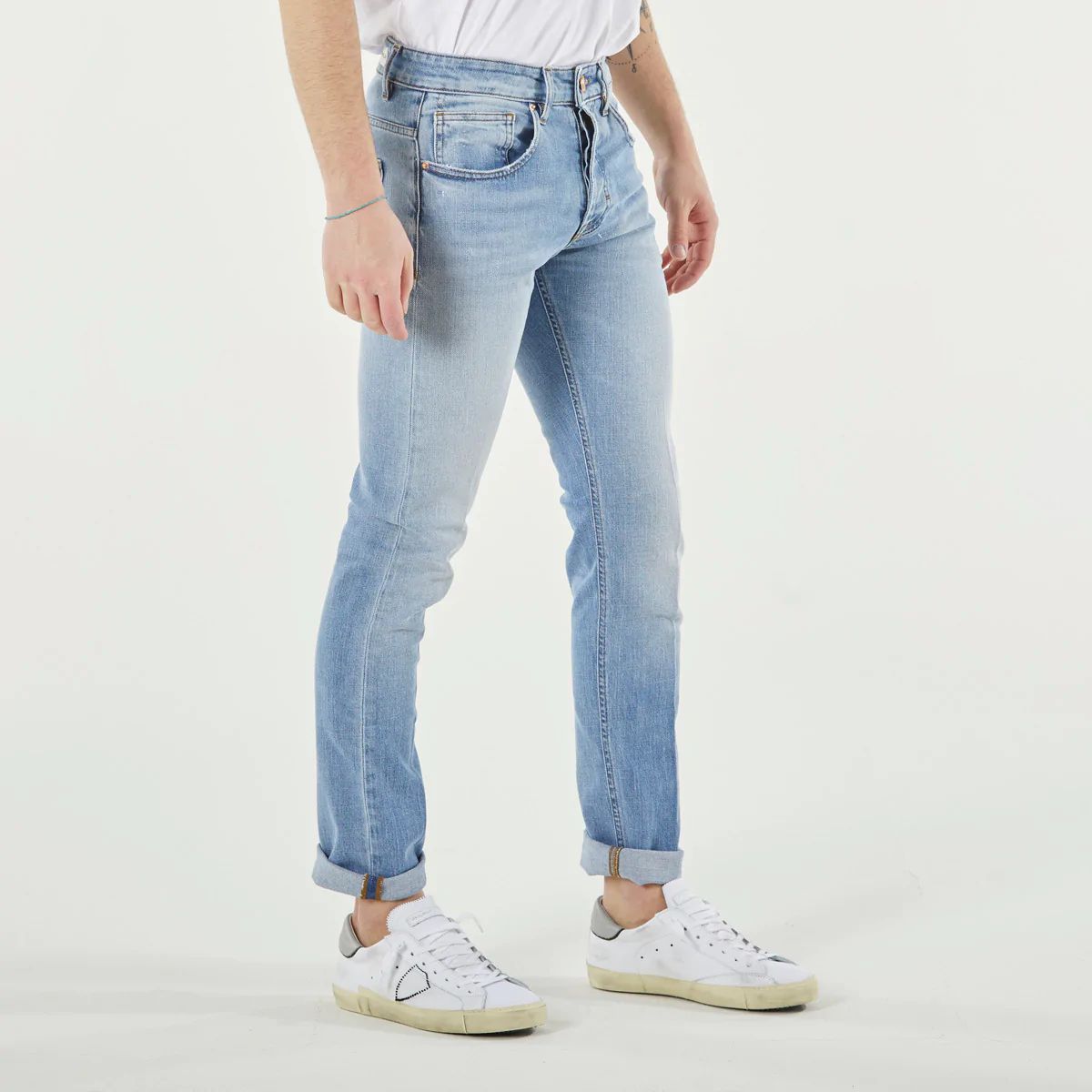 Don The Fuller Blue Cotton Men Jeans