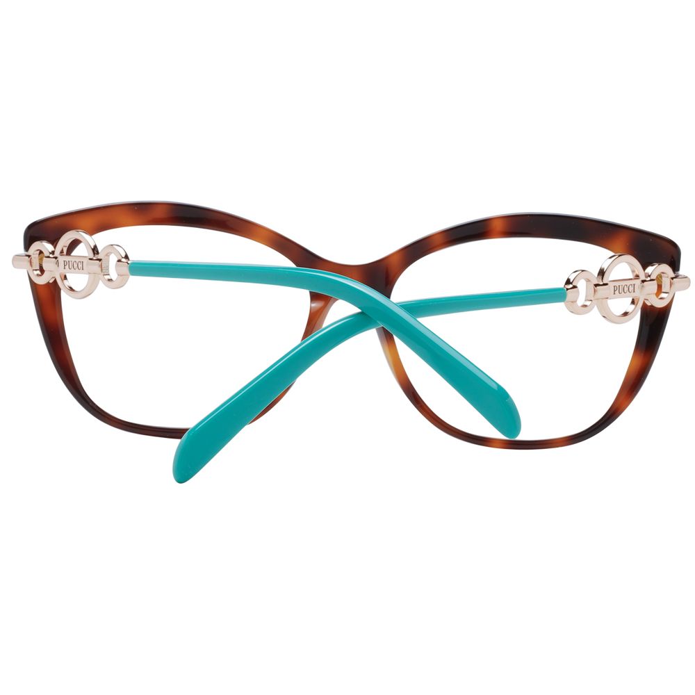 Emilio Pucci Brown Women Glasses Frame