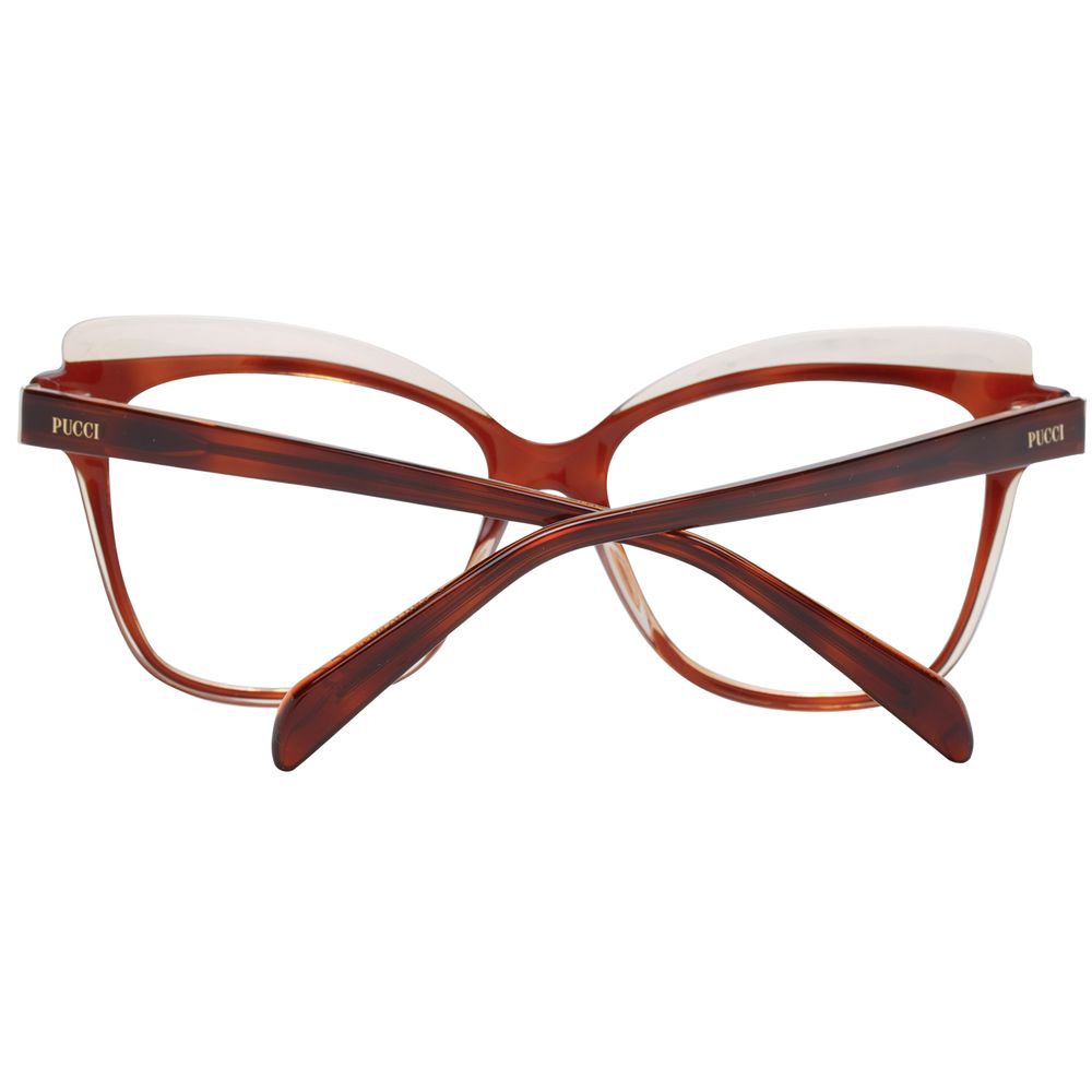 Emilio Pucci Brown Women Glasses Frame