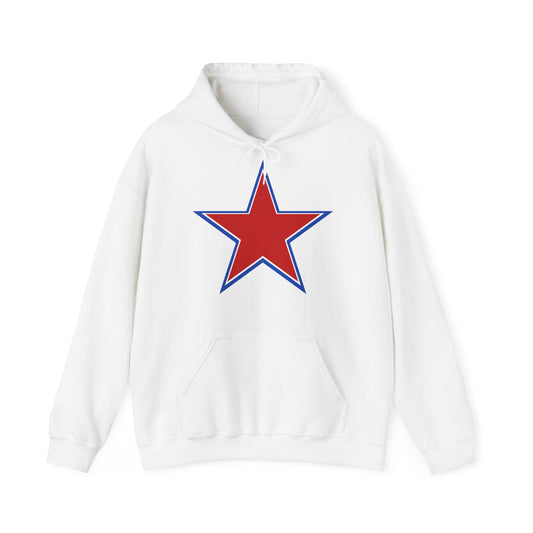 Unisex Star Pattern Hoodie - Cozy Sweatshirt, Casual Wear, Gift for Her, Gift for Him, Layering Essential, Everyday Comfort