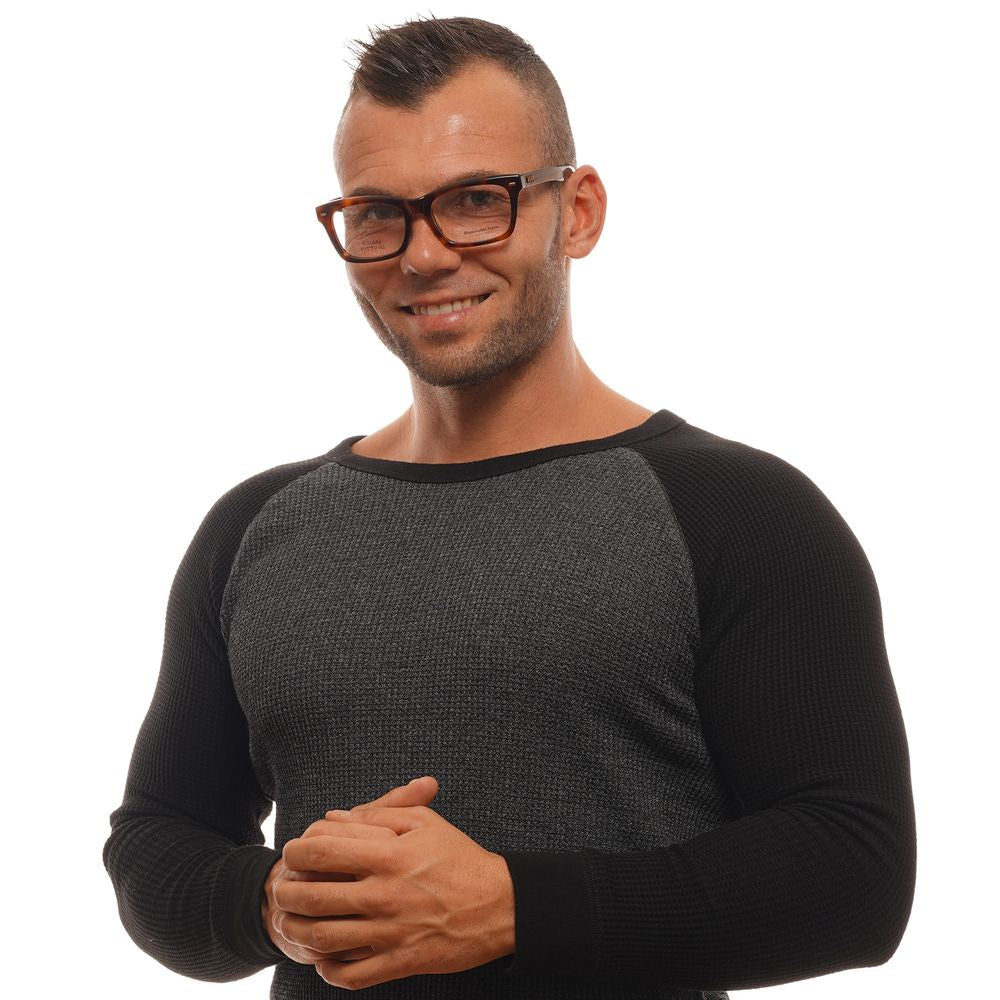 Ermenegildo Zegna Brown Men Glasses Frame