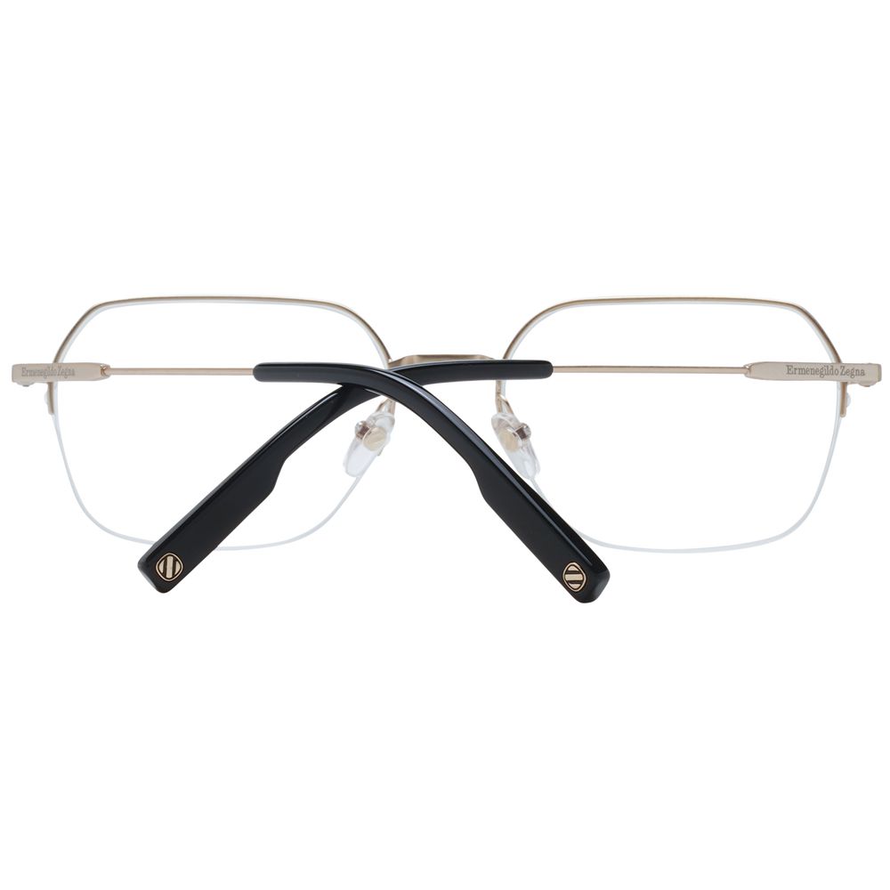 Ermenegildo Zegna Silver Men Glasses Frame