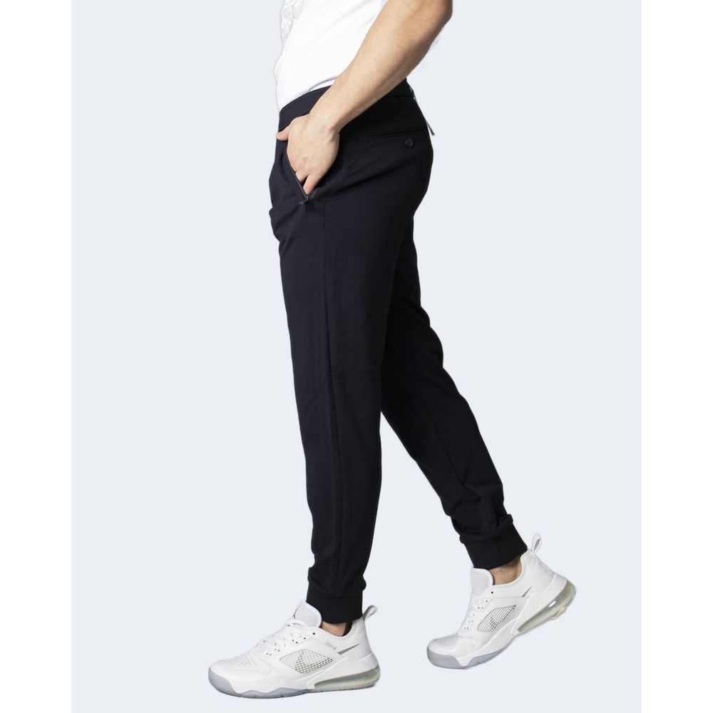 Armani Exchange Blue Viscose Skinny Pant