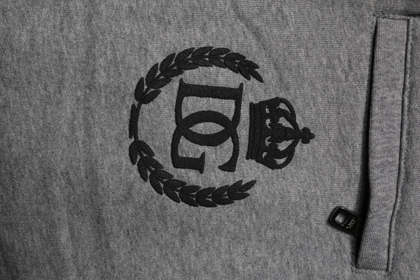 Dolce & Gabbana Gray Logo Cotton Jogger Men Sweatpants Pants