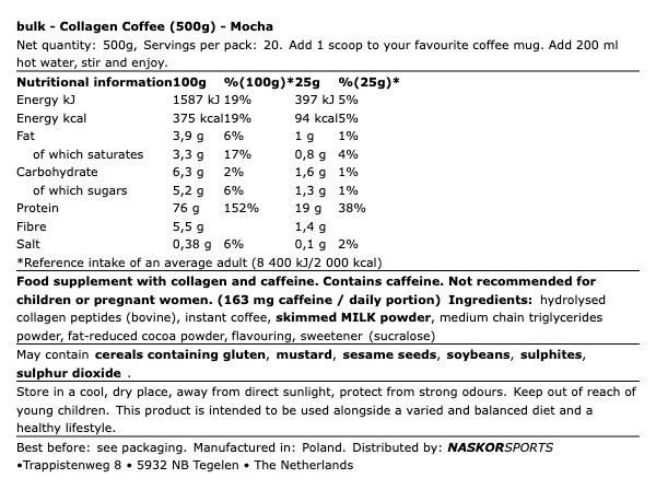 Collagen Coffee (500g)