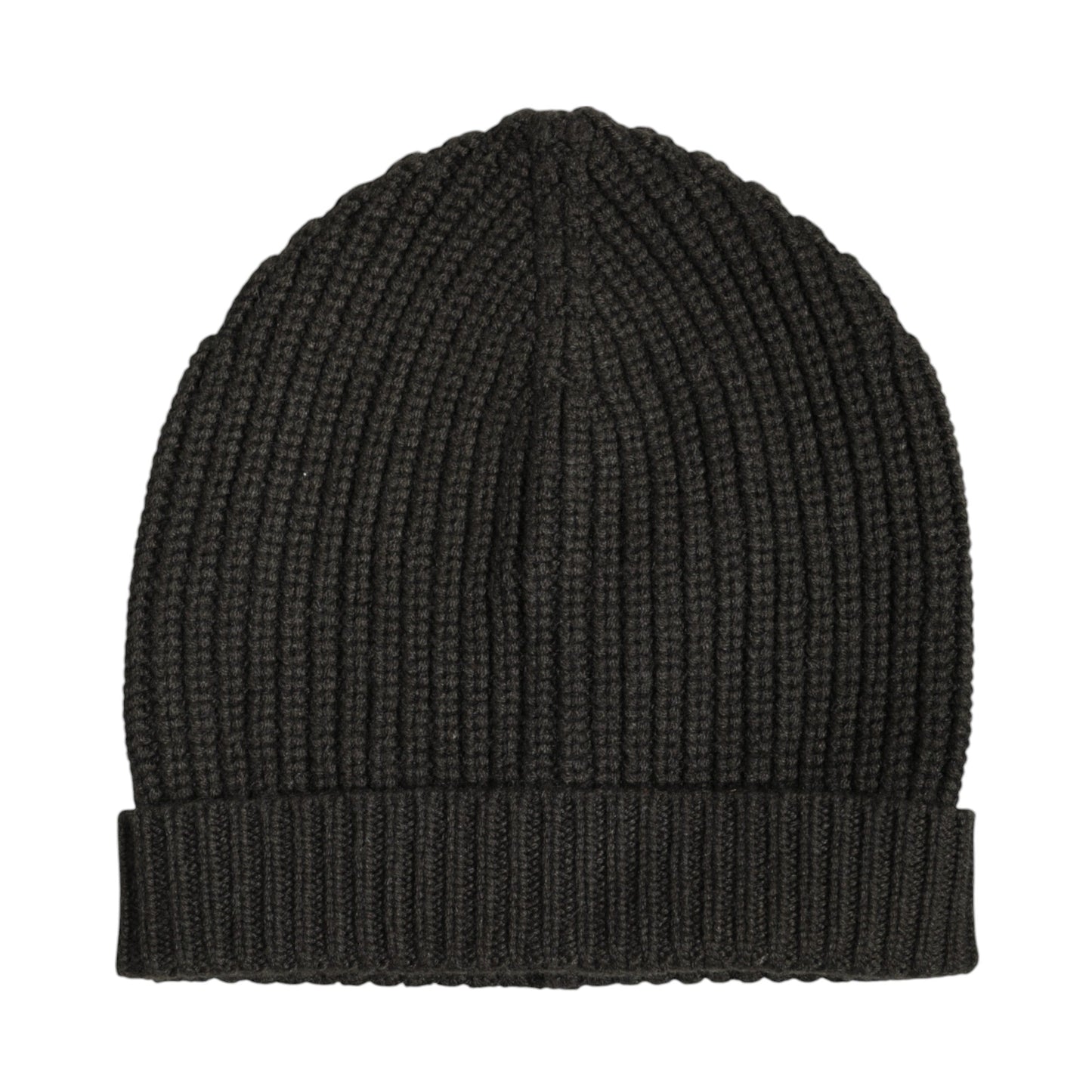Dolce & Gabbana Dark Gray Cashmere Knit Winter Beanie Hat