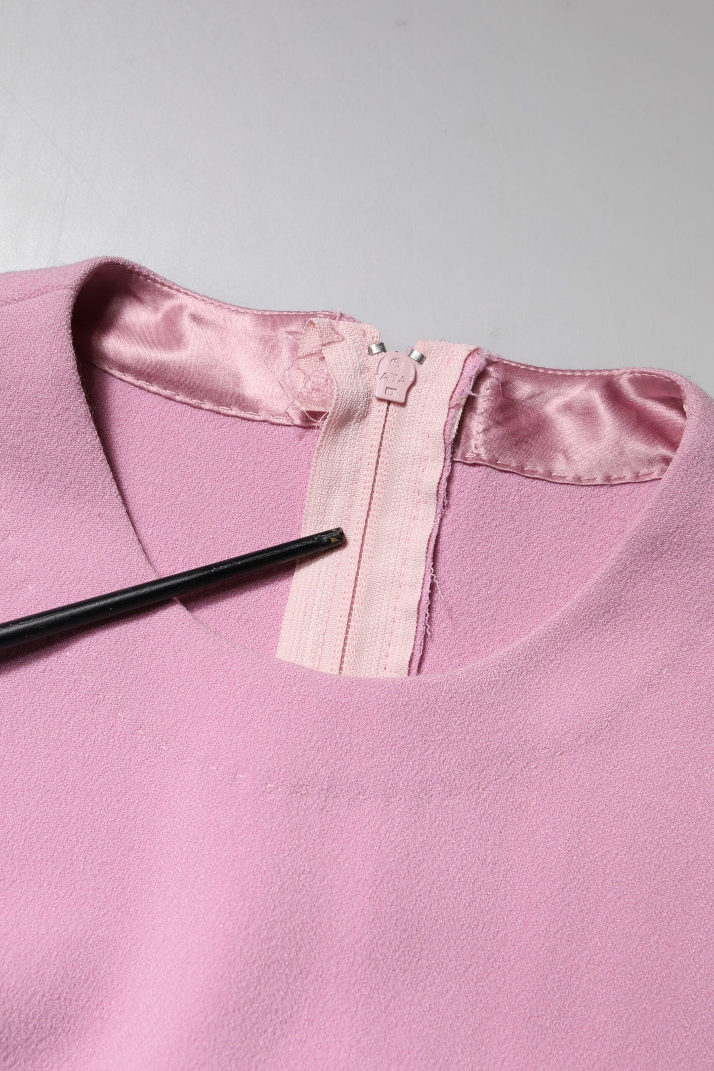 Dolce & Gabbana Pink Polyester Long Sleeves Sheath Mini Dress