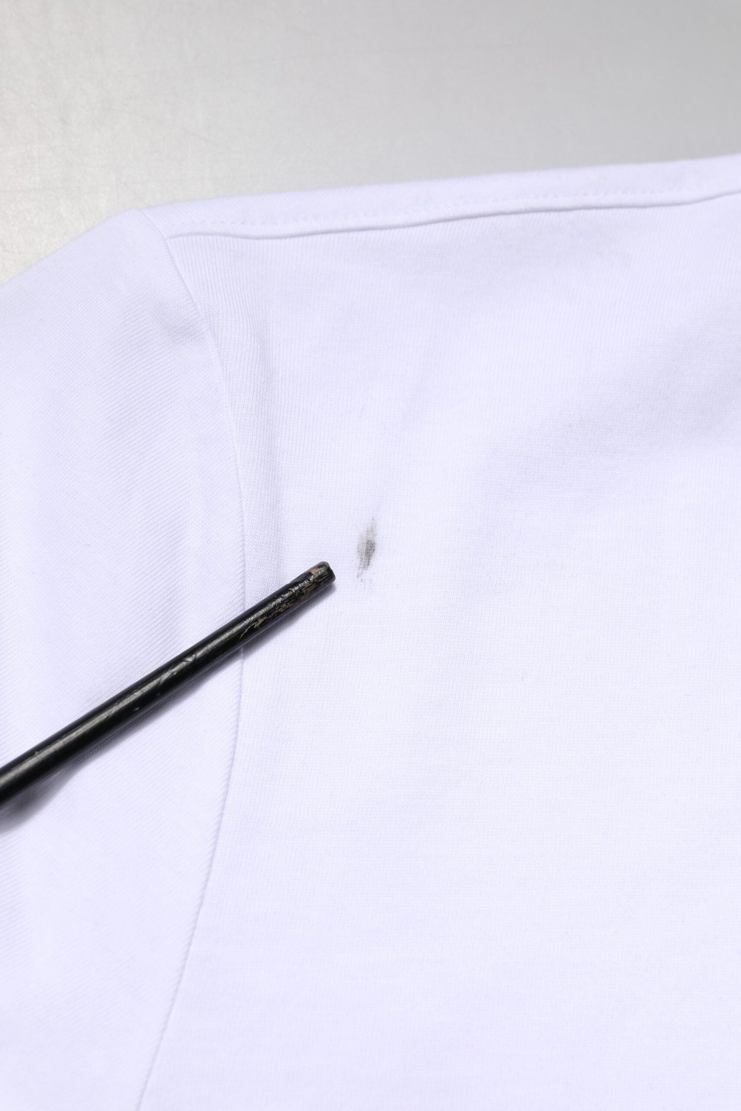 Dolce & Gabbana White Logo Embroidery Crew Neck T-shirt