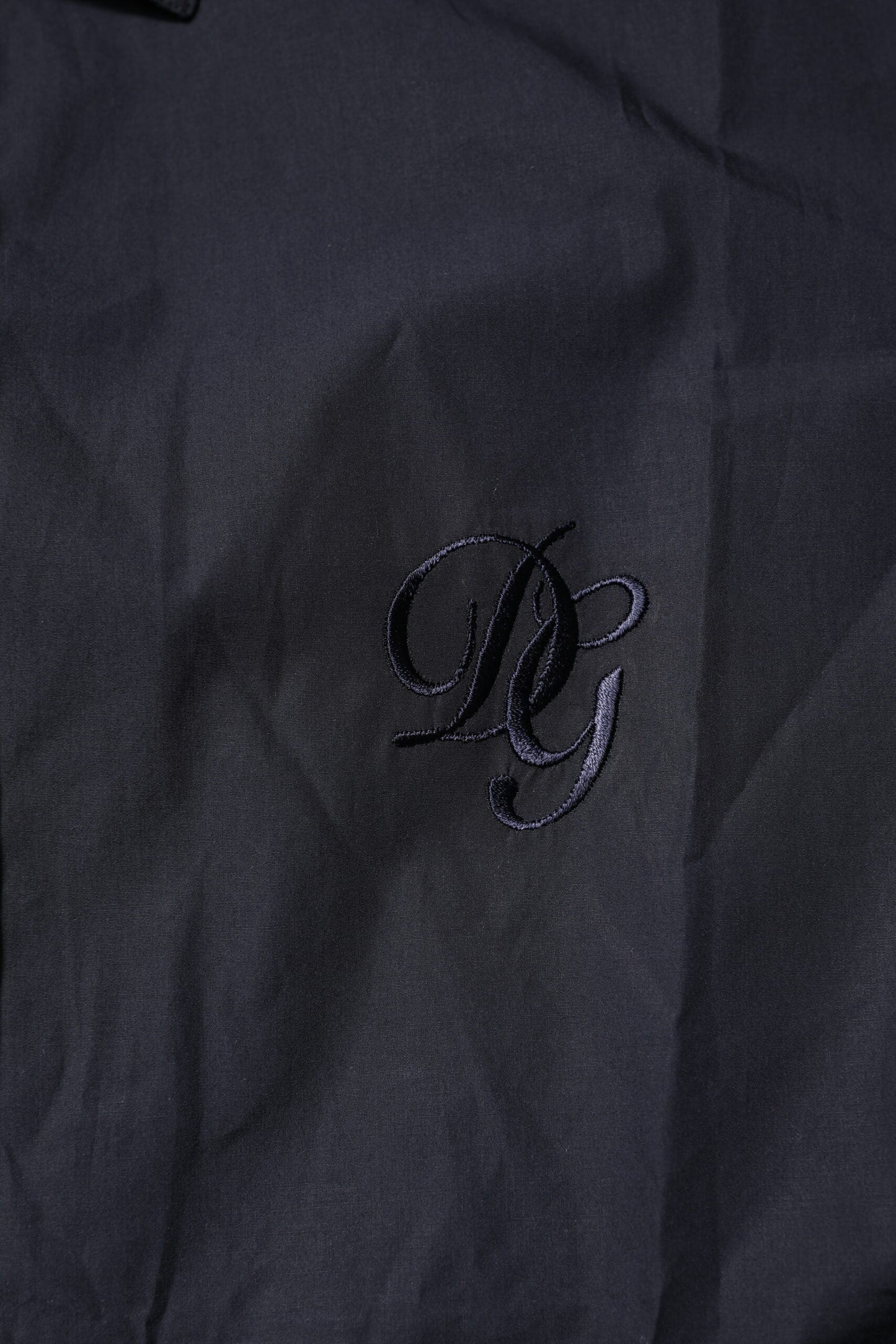 Dolce & Gabbana Dark Blue MARTINI Cotton Dress Formal Shirt