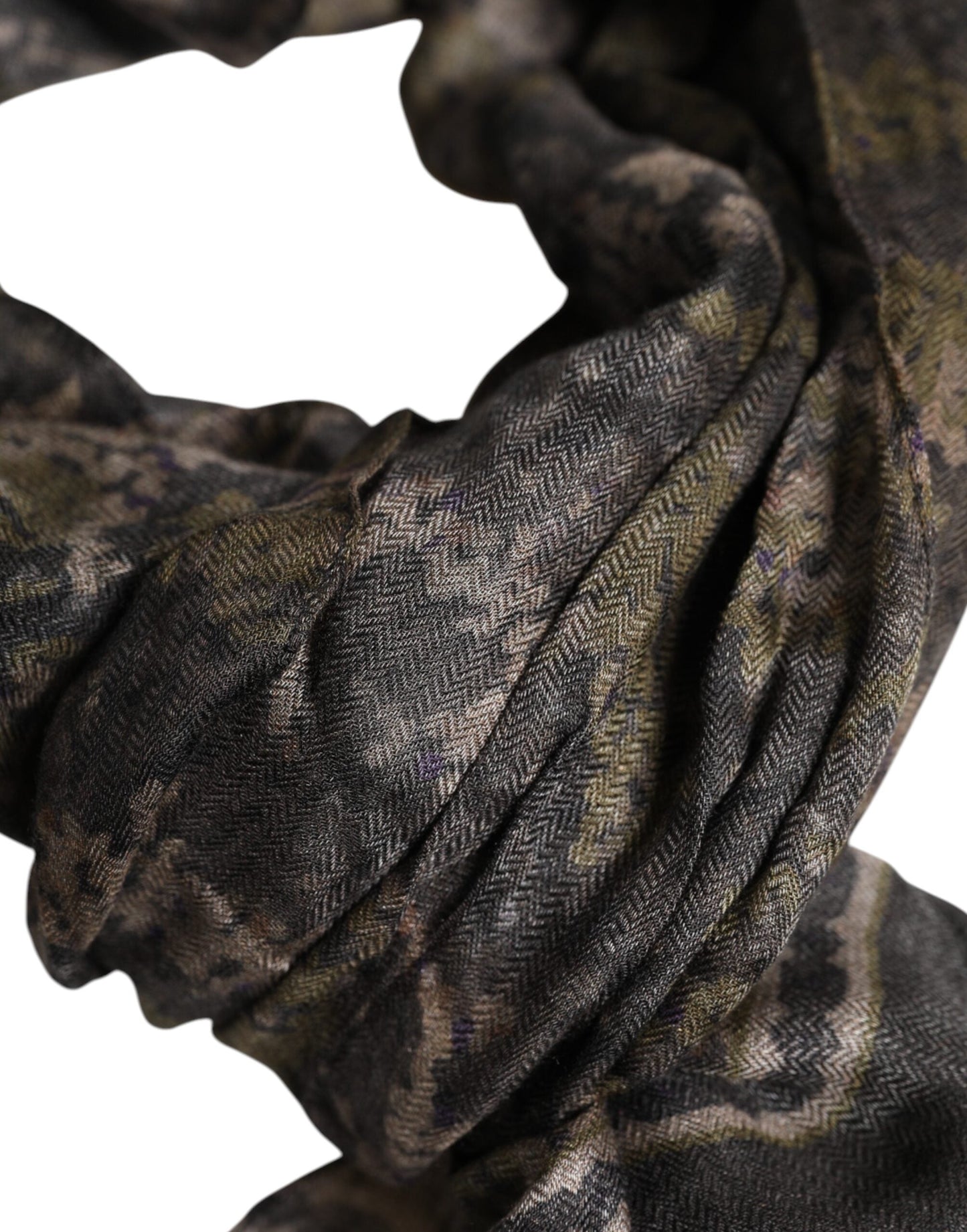 Dolce & Gabbana Camouflage Neck Warmer Wrap Foulard Scarf