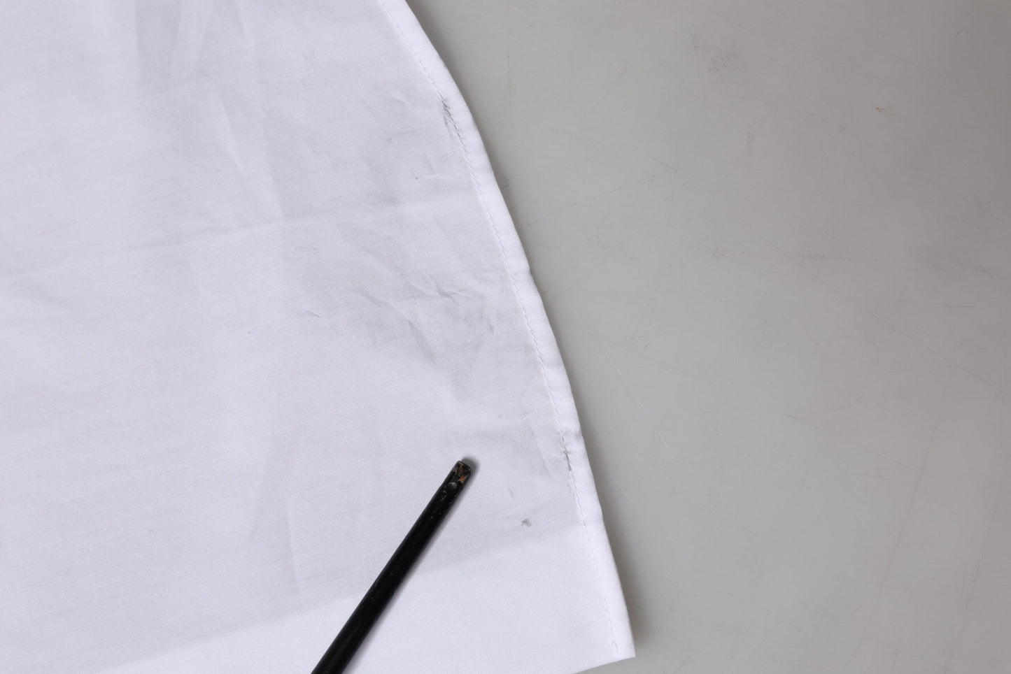 Dolce & Gabbana White Cotton Collared Short Sleeves Top