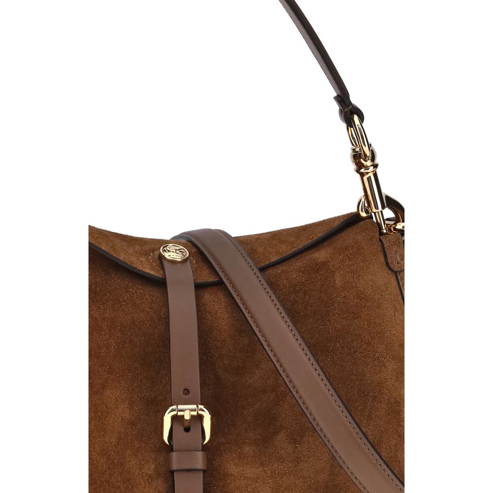 Etro Suede Pony Shoulder Bag