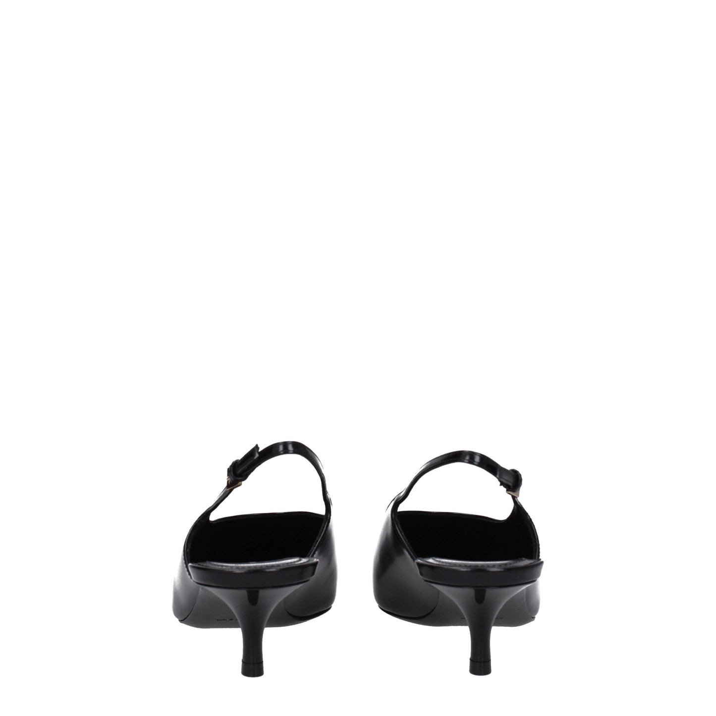 Givenchy Black Leather Mid Heel Pumps