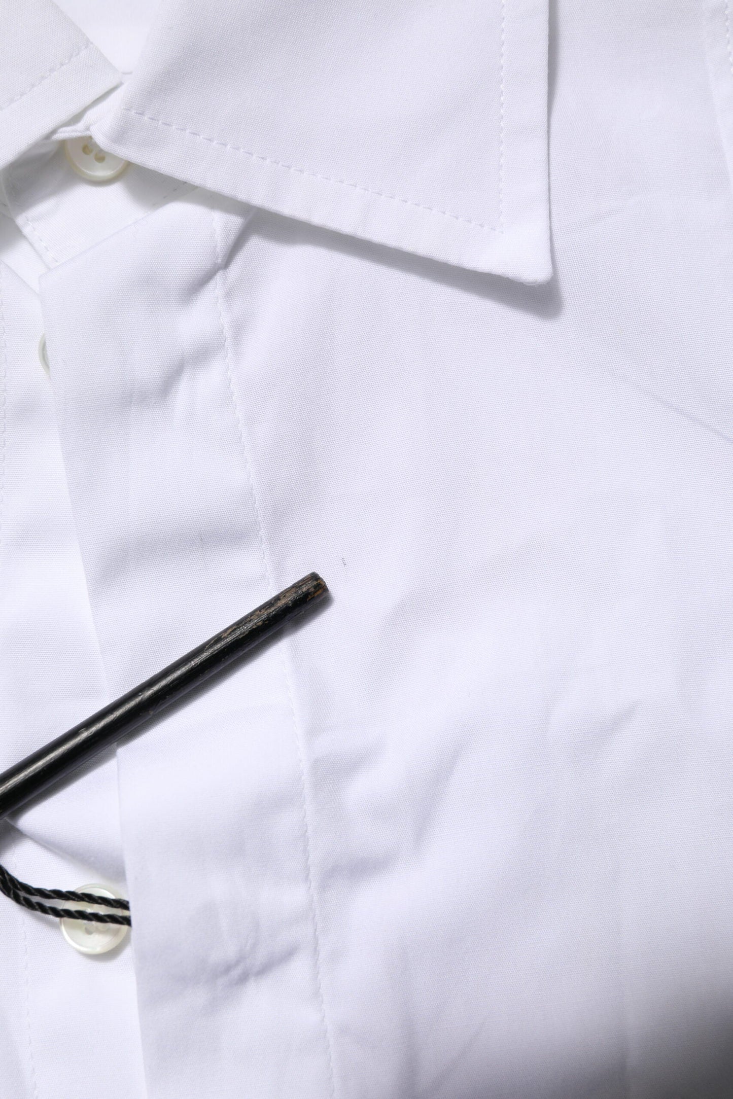 Dolce & Gabbana White Poplin Cotton Formal Men Dress Shirt