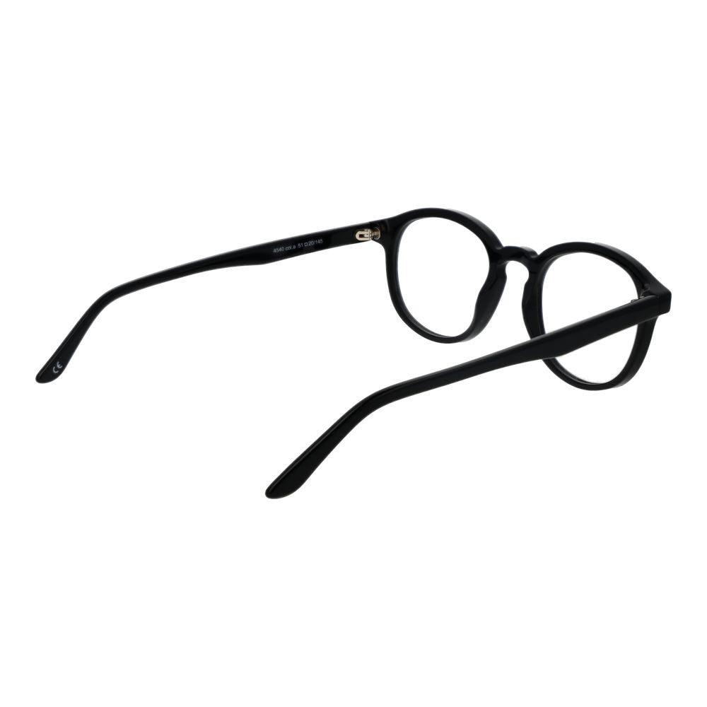 Andy Wolf Black Unisex Glasses Frame
