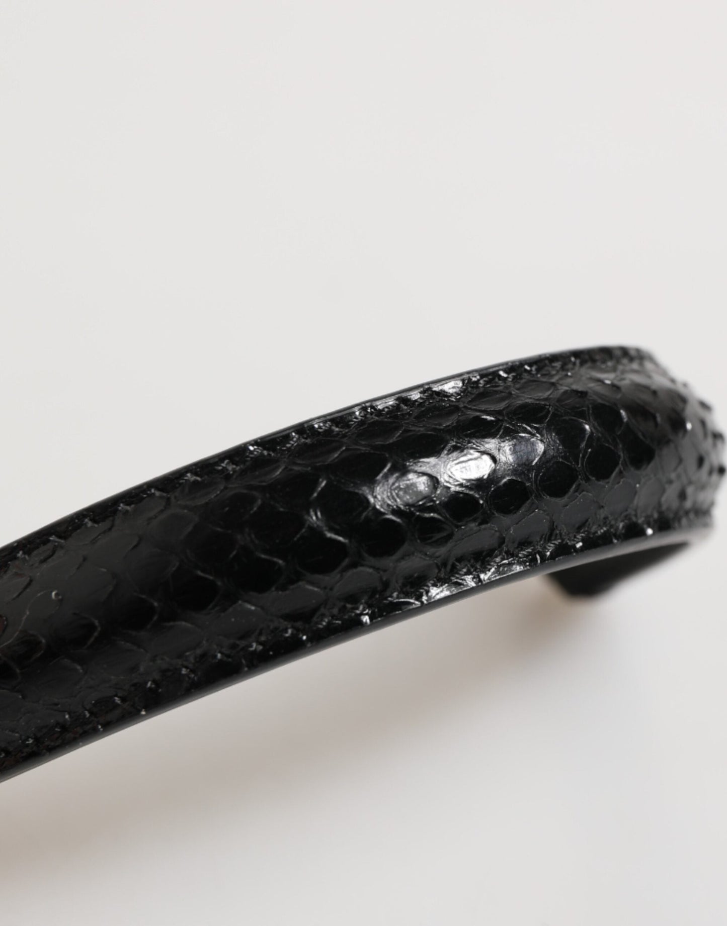 Dolce & Gabbana Black Small Ayers Leather Bag Handle Women Shoulder Strap