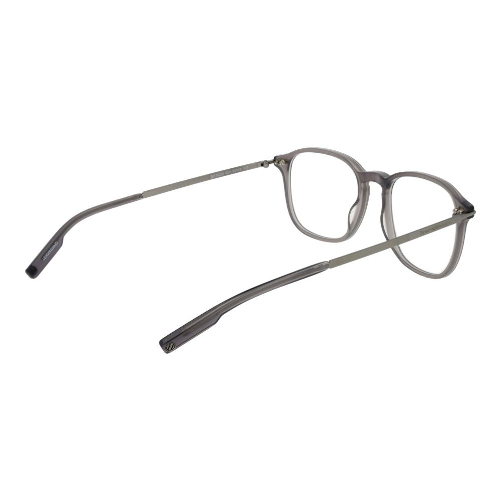 Ermenegildo Zegna Gray Men Glasses Frame