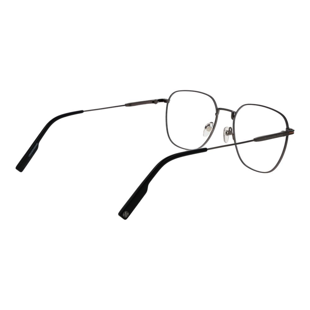 Ermenegildo Zegna Gray Men Glasses Frame