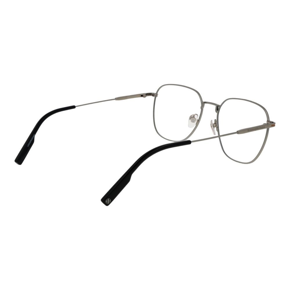 Ermenegildo Zegna Silver Men Glasses Frame