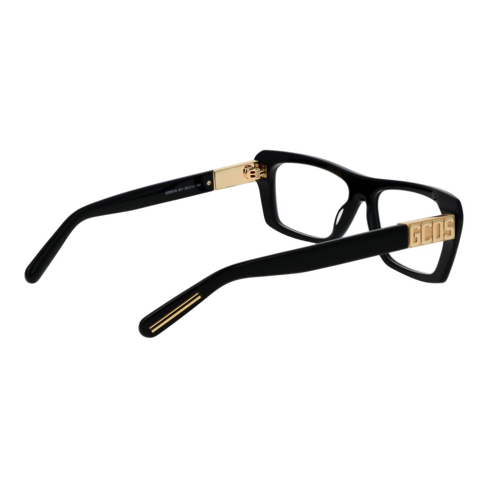 GCDS Black Unisex Glasses Frame