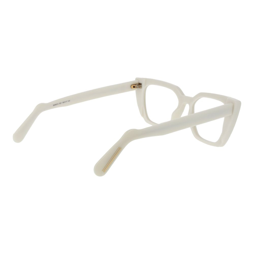 GCDS White Women Glasses Frame