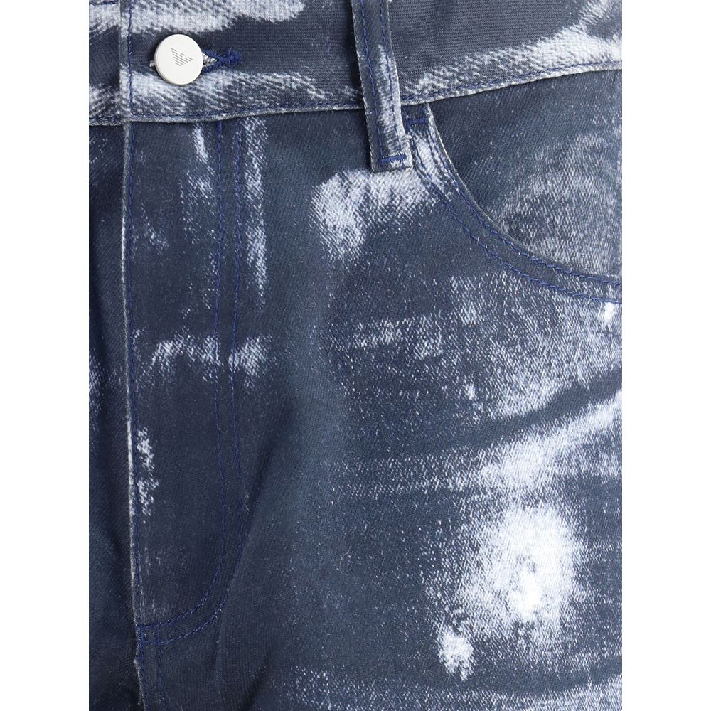 Emporio Armani Denim print Pants
