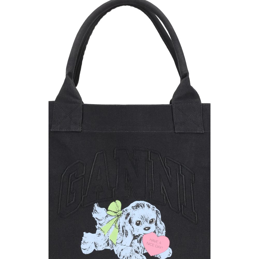 Ganni XXL Puppy Tote Bag