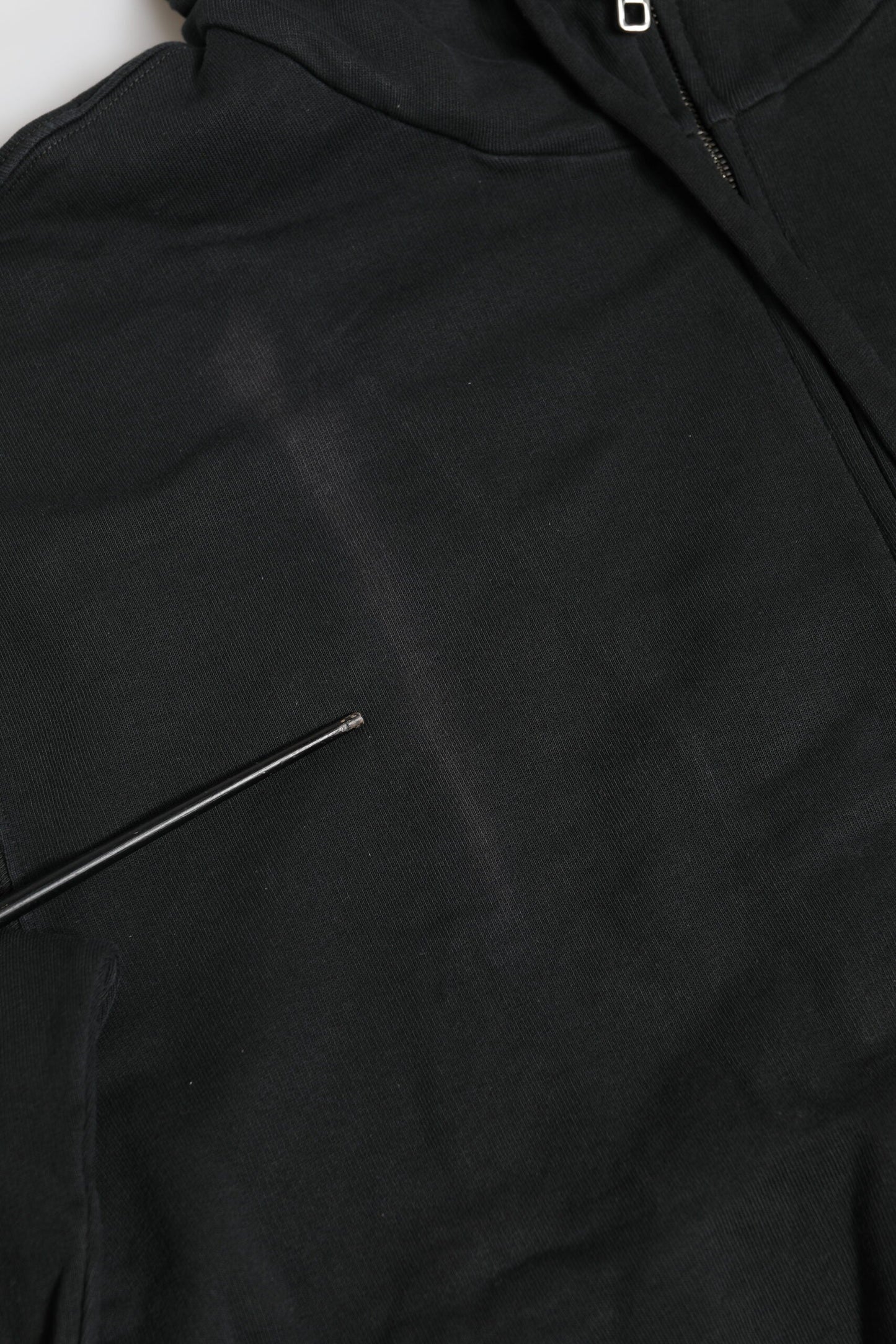 Dolce & Gabbana Black Logo FullZip Hooded Sweatshirt Sweater