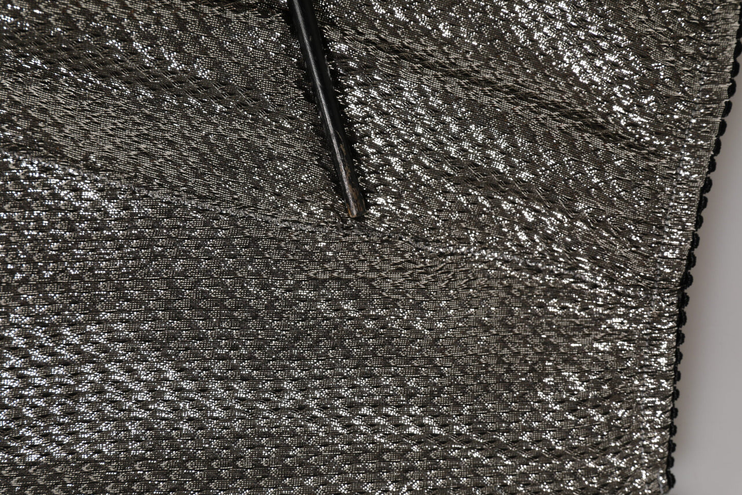 Dolce & Gabbana Gray Silk Stretch Slip Girdle Panty Underwear