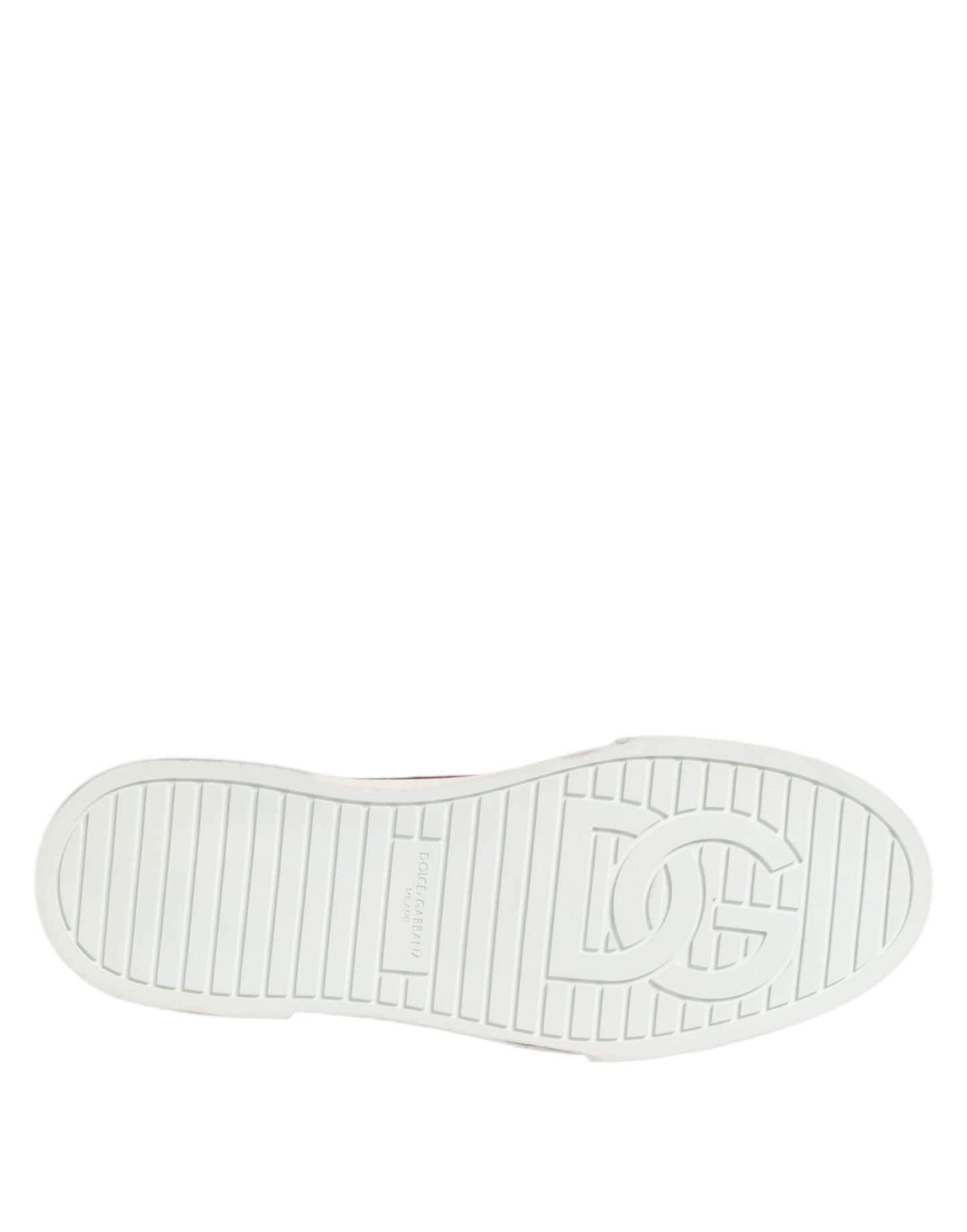 Dolce & Gabbana Multicolor Cotton High Top Men Sneakers Shoes