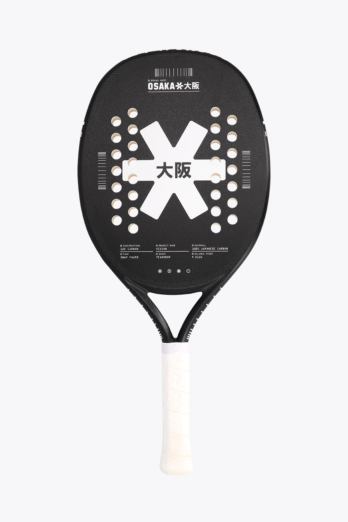 Raquette de beach tennis Osaka Vision – blanc