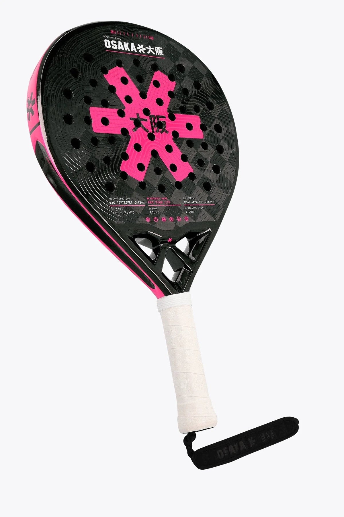 Raquette de padel Osaka Pro Tour LTD Control – Pompeian Red – vue 2