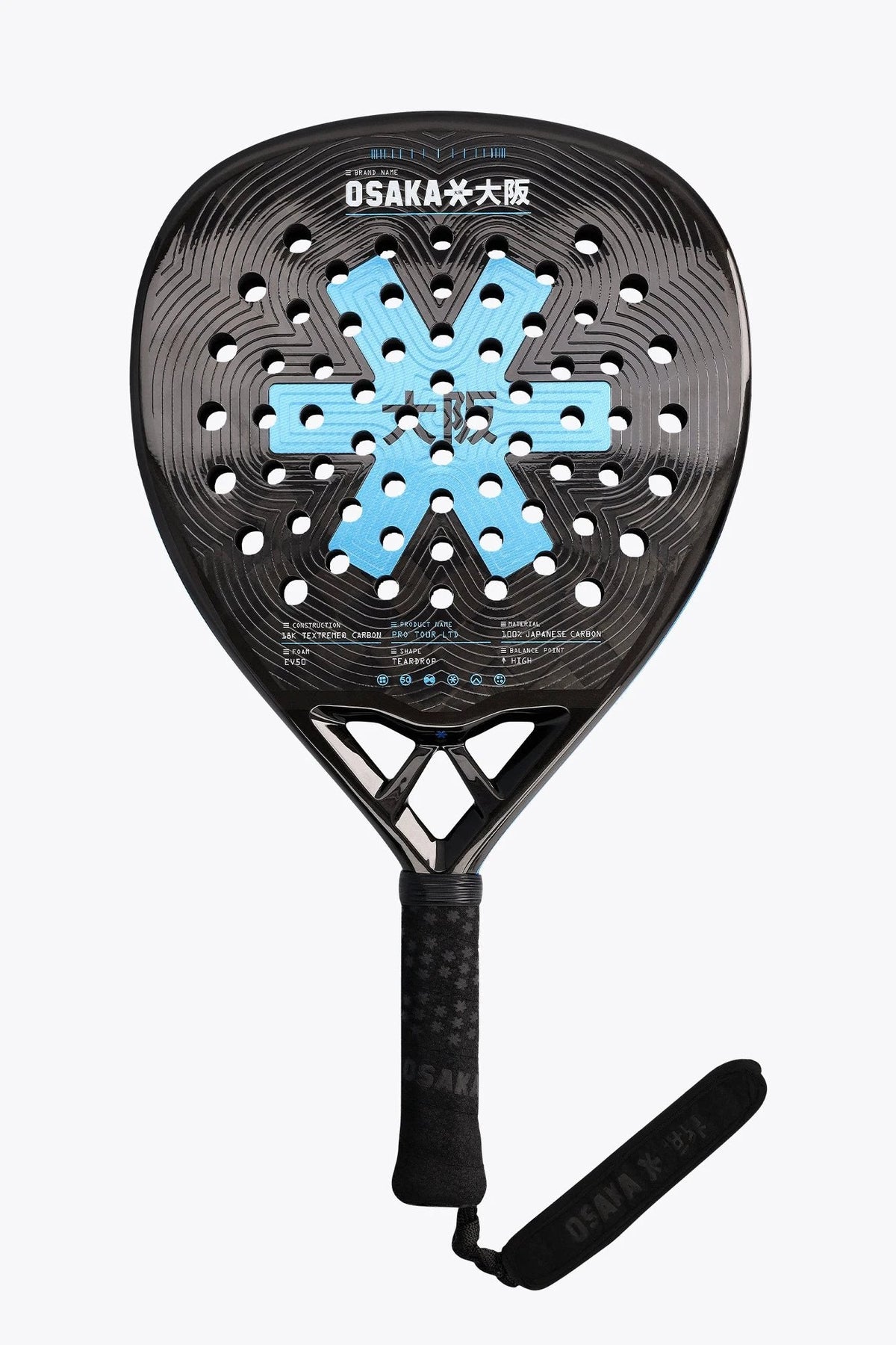 Raquette de padel Osaka Pro Tour LTD Power – Silver Lake Blue
