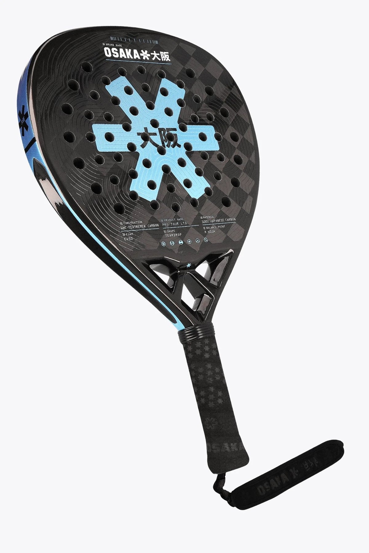 Raquette de padel Osaka Pro Tour LTD Power – Silver Lake Blue – vue 2