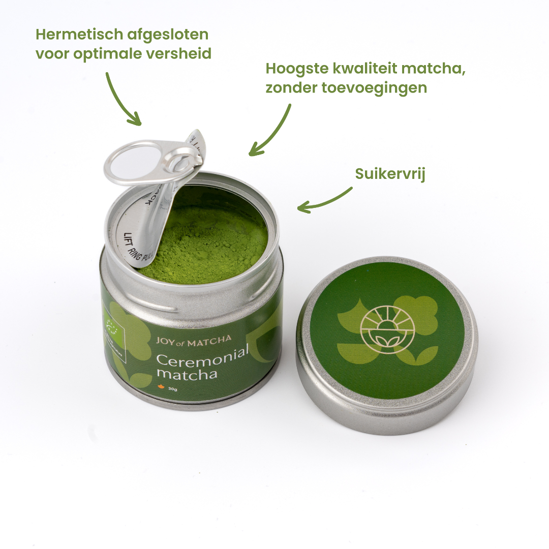 Joy of Matcha Ceremonial Matcha Bio – thé matcha cérémonial – vue 4