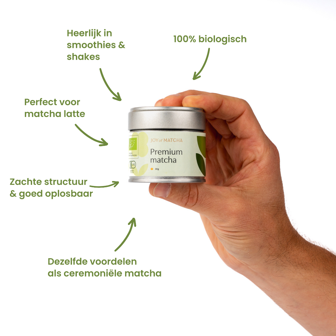 Joy of Matcha Premium Matcha Bio – thé matcha – vue 2