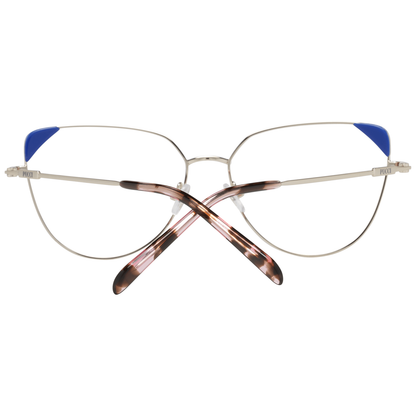 Emilio Pucci Gold Women Glasses Frame