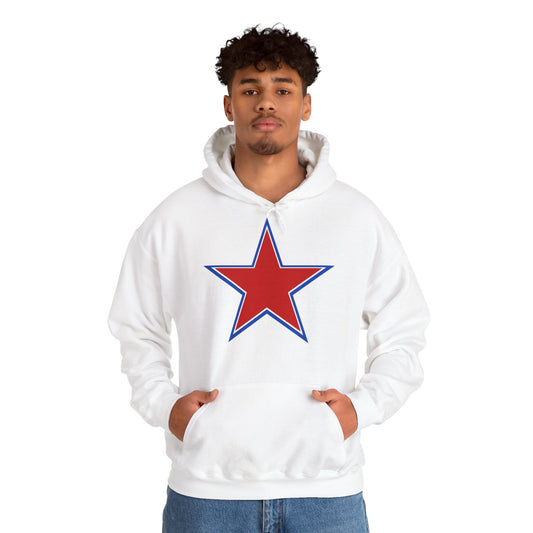 Unisex Star Pattern Hoodie - Cozy Sweatshirt, Casual Wear, Gift for Her, Gift for Him, Layering Essential, Everyday Comfort