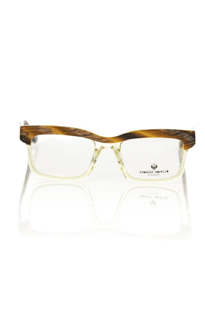Frankie Morello Brown Acetate Men Frame