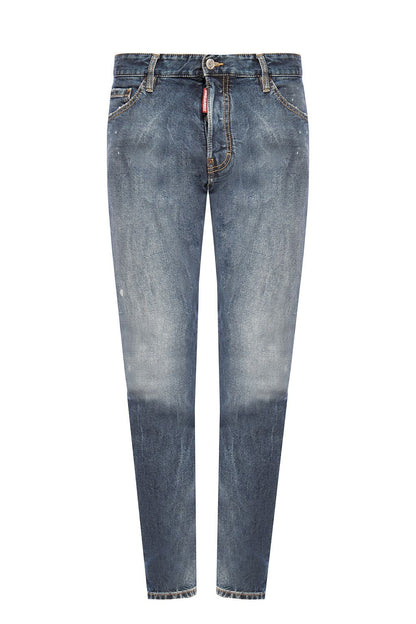 Dsquared² Blue Cotton Men Jeans