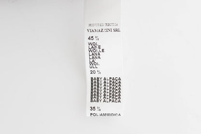 Ermanno Scervino Gray Knit Wool Cardigan Sweater