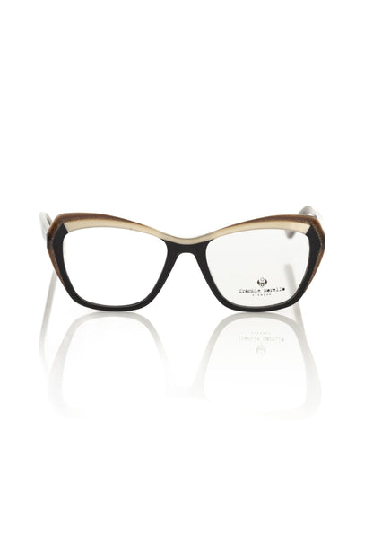 Frankie Morello Black Acetate Women's Eyeglass Frame