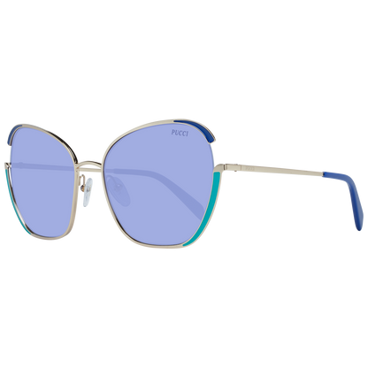 Emilio Pucci Gold Women Sunglass