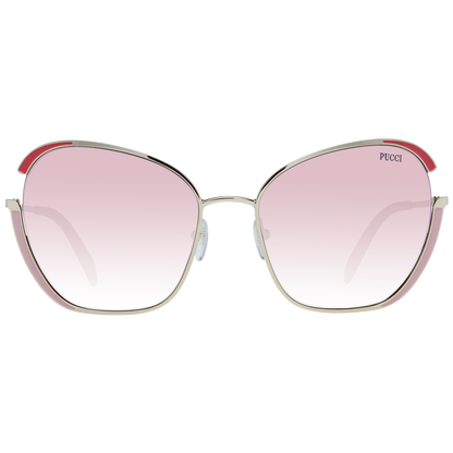 Emilio Pucci Gold Women Sunglass