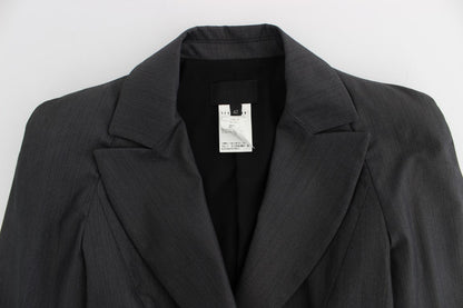 Exte Gray One Button Two Piece Suit