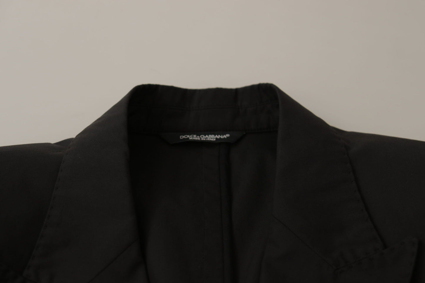 Dolce & Gabbana Black Single Breasted TAORMINA Breasted Blazer