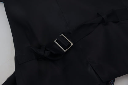 Dolce & Gabbana Multicolor Polyester Waistcoat Dress Formal Vest