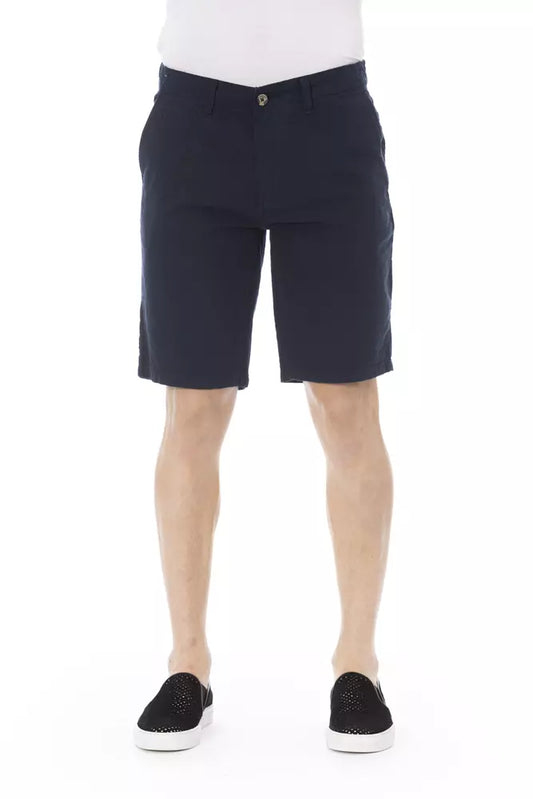 Baldinini Trend Blue Cotton Men's Bermuda Short