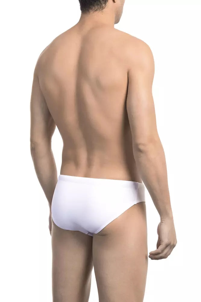 Bikkembergs White Polyamide Men's Swimwear